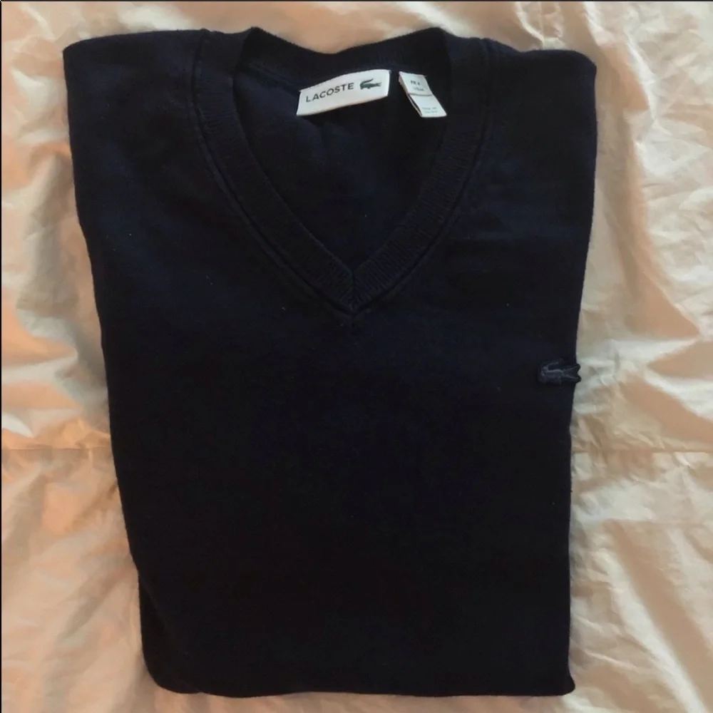 Lacoste V neck sweater